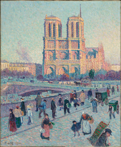 Le Quai Saint-Michel et Notre-Dame - Maximilien Luce | Musée d'Orsay