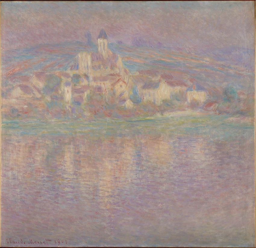 Claude Monet - Vétheuil, soleil couchant