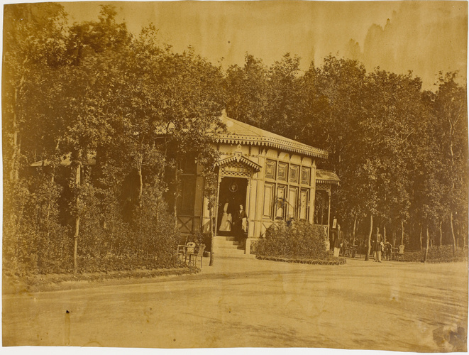 Bisson frères - Pré Catelan, entrée de restaurant