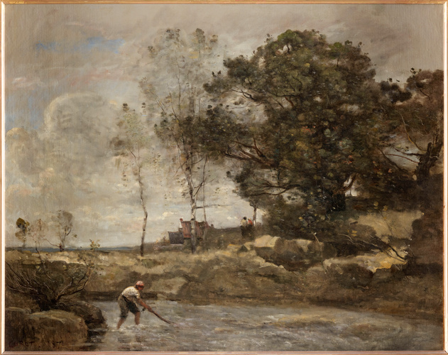 Camille Corot - La Levée des filets