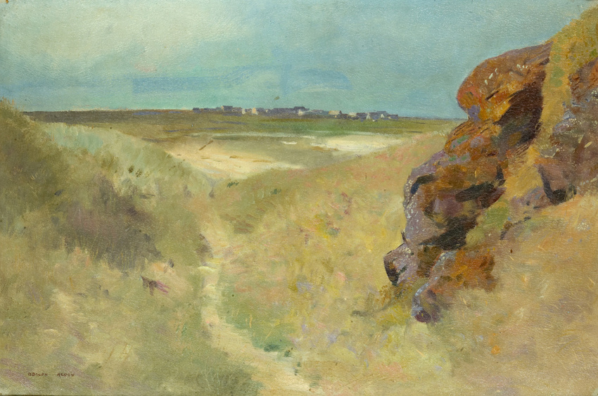 Odilon Redon - Morgat vue des dunes de la Palue