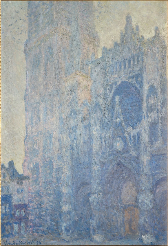 La Cathédrale de Rouen. Le Portail et la Tour Saint-Romain, effet du matin - Claude Monet