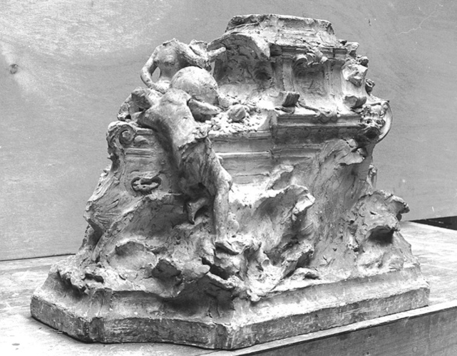 Alexandre Falguière - Socle de l'Amiral Courbet à Abbeville