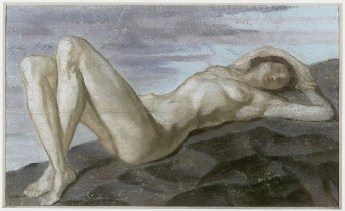 Lucien Laurent-Gsell - Femme nue couchée