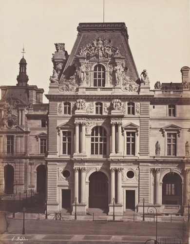 Edouard Baldus - Le Louvre, pavillon Turgot