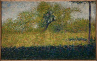 Georges Seurat - Lisière de bois au printemps