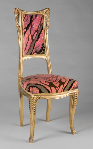 Louis Majorelle - Chaise, décor de fougères