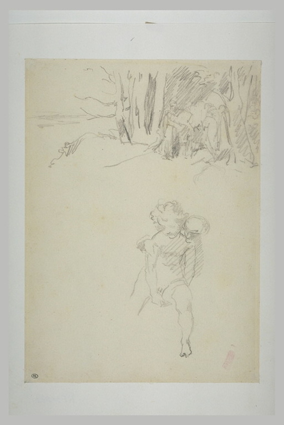 Edouard Manet - Enfant et détail de paysage