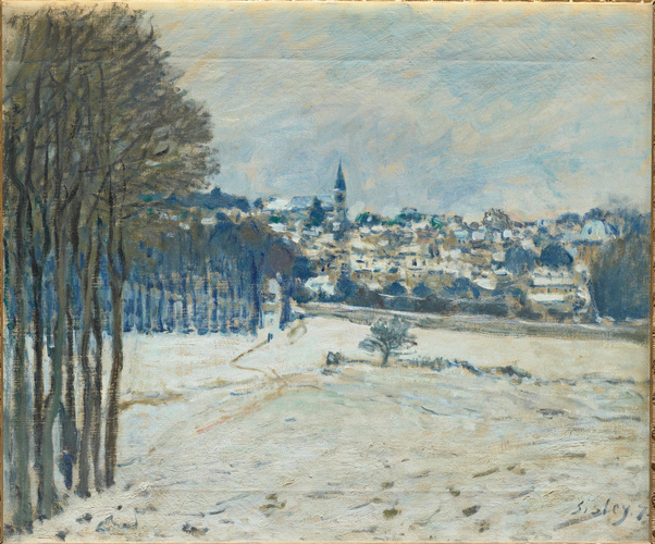 Alfred Sisley - La Neige à Marly-le-Roi