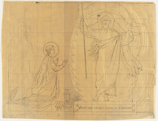Charles Lameire - Paris, église Sainte-Marie-Madeleine, frise en mosaïque du cho...