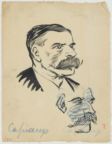 René Hermann-Paul - Constant Capiaux, concierge au ministère de la Guerre et tém...