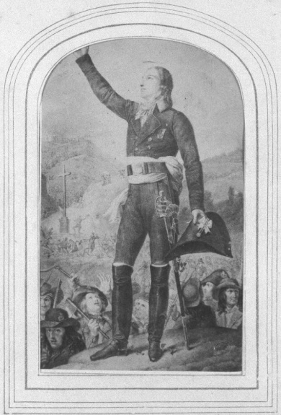 Henri de La Blanchère - "Louis-Marie de Salgues, marquis de Lescure", tableau de...