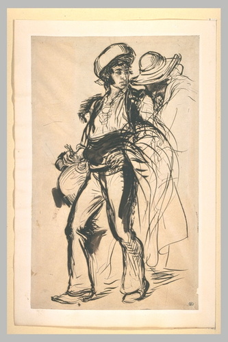 Alfred Dehodencq - Deux bohémiens