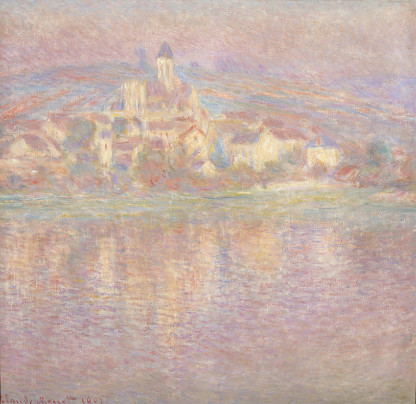 Claude Monet - Vétheuil, soleil couchant