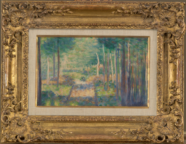 Georges Seurat - Allée en forêt, Barbizon