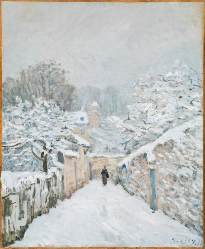 La Neige à Louveciennes - Alfred Sisley | Musée d'Orsay