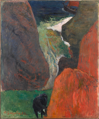 Paul Gauguin - Marine avec vache