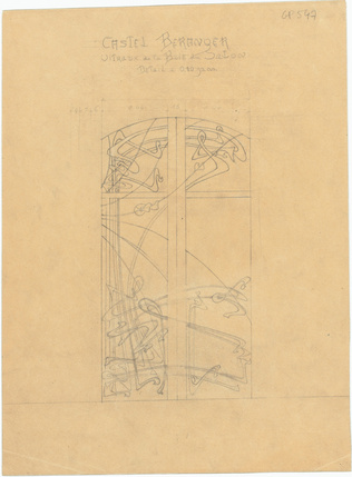 Hector Guimard - Paris 16e, 16, rue La Fontaine, Castel Béranger, propriété de M...