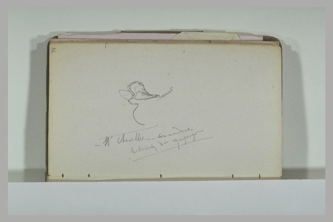 Alphonse de Neuville - Détail d'une selle de cheval