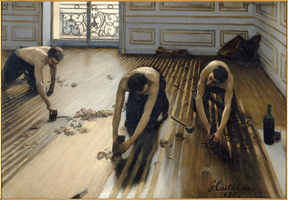 Gustave Caillebotte - Raboteurs de parquet