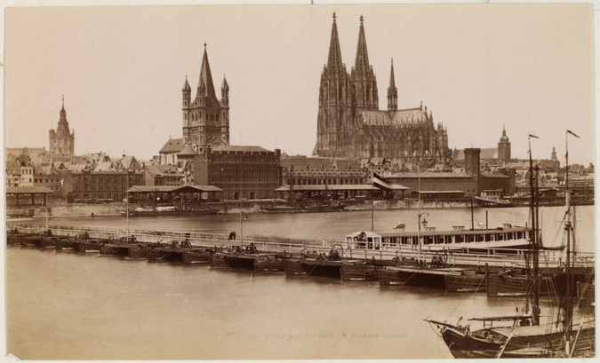 Anselm Schmitz - Cologne, le Rhin et la cathédrale