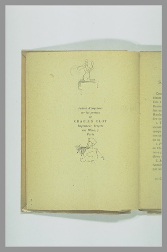 Page du Chat Noir - Guide : femme nue tenant un miroir ; petite figure