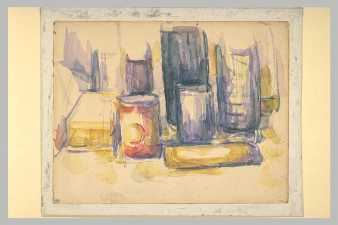Paul Cézanne - Bocaux et pots de confiture
