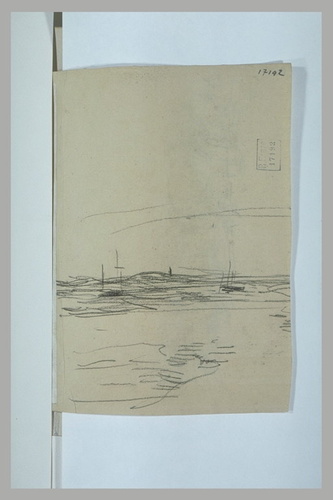 La Rade de Villefranche - Eugène Boudin | Musée d'Orsay