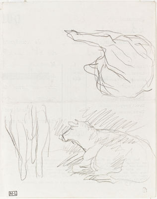 Pierre Bonnard - Etude de vaches pour l'Etable