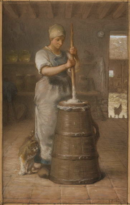 La Baratteuse - Jean-François Millet