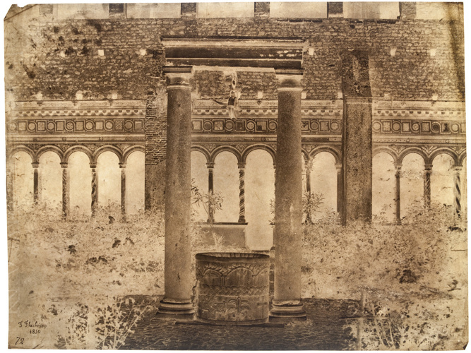 Frédéric Flachéron - Rome, puits du cloître de Saint-Jean-de-Latran