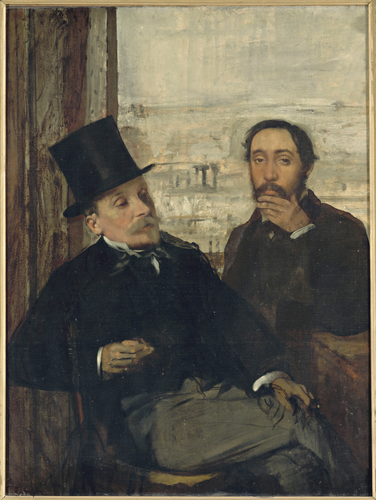 Edgar Degas - Degas et Evariste de Valernes