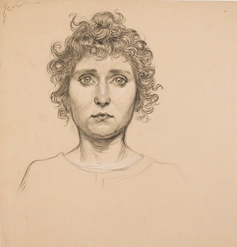 Eugène Grasset - Portrait de femme