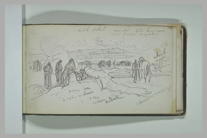 Soldats sur un champ de bataille - Alphonse de Neuville | Musée d'Orsay