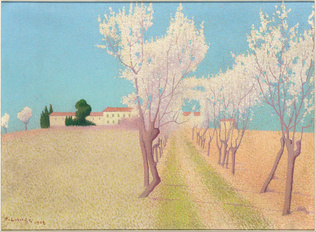 Achille Laugé - Paysage de la Gardie, près de Cailhau