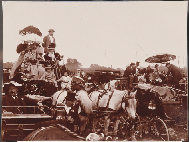 Henri Lemoine - Champs de courses, personnages et calèches