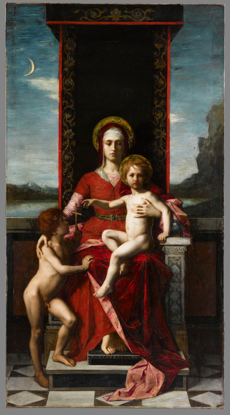 Ferdinand Humbert - La Vierge, l'Enfant Jésus et saint Jean-Baptiste