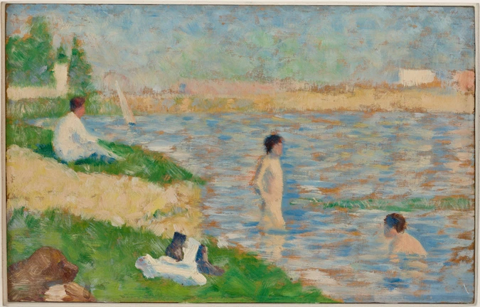 Georges Seurat - Etude pour "Une baignade à Asnières"