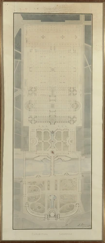 Alphonse Defrasse - Plan de l'Exposition universelle de 1900, Champ-de-Mars