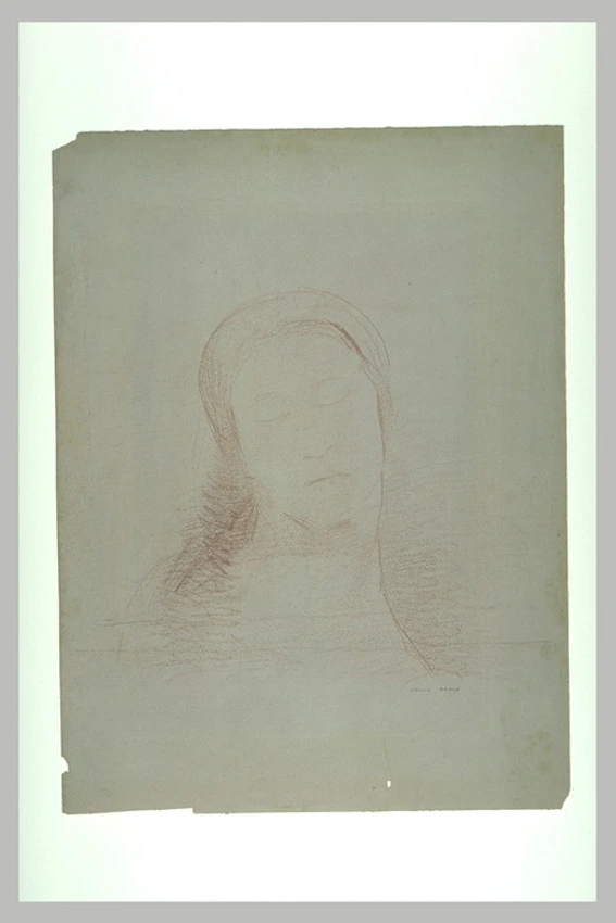 Les Yeux clos Odilon Redon Musée d'Orsay