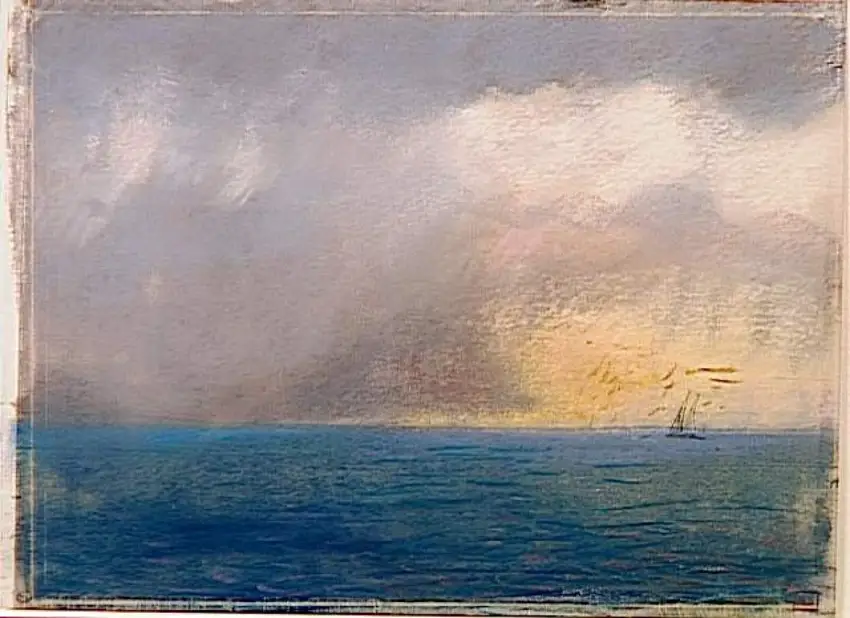 Charles Cottet - Crépuscule sur la mer