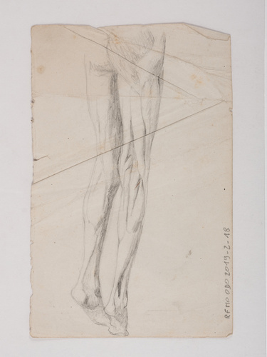 Jacques Lalaing de - Etude anatomique de jambes, vues de dos