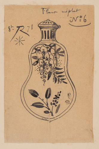 Emile Reiber - Service n°6, Courges : flacon