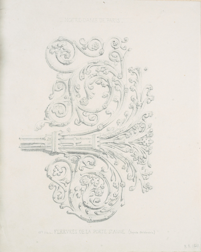 Victor Ruprich-Robert - Ferrures de la Porte Sainte-Anne
