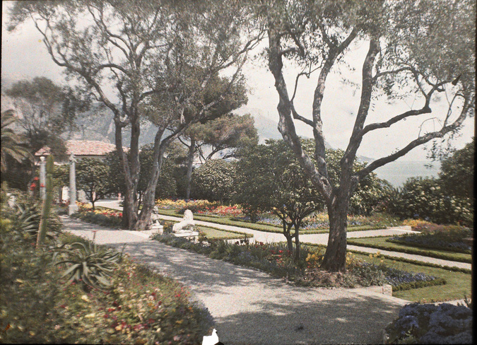 Anonyme - Beaulieu, Villa Salles, jardin côté mer