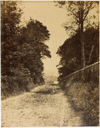 Victor Regnault - Sèvres, route des Bruyères, vue prise en descendant des Bruyèr...