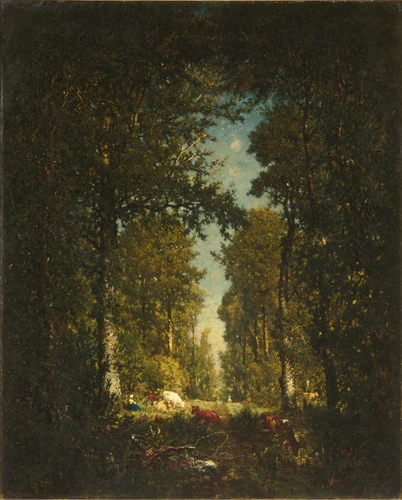 Une avenue, forêt de l'Isle-Adam - Théodore Rousseau