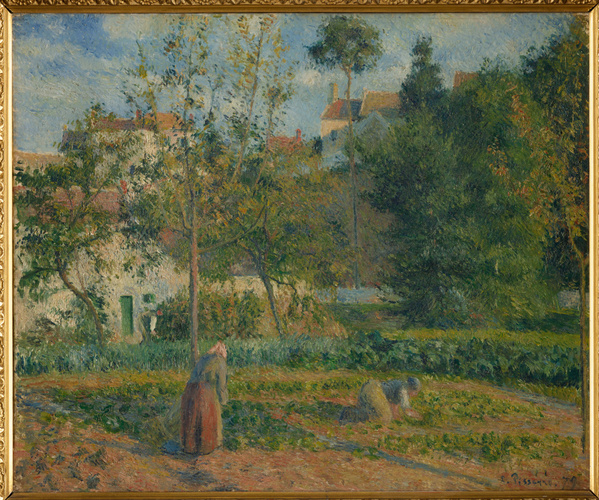 Camille Pissarro - Jardin potager à l'Hermitage. Pontoise