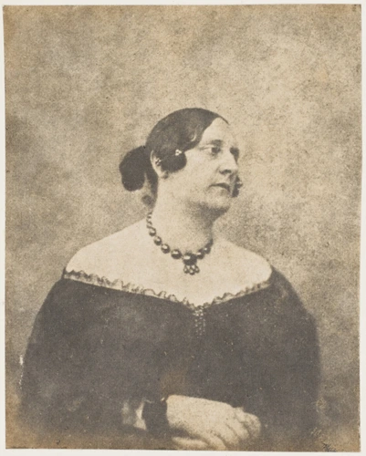 Delphine de Girardin, de profil - Auguste Vacquerie