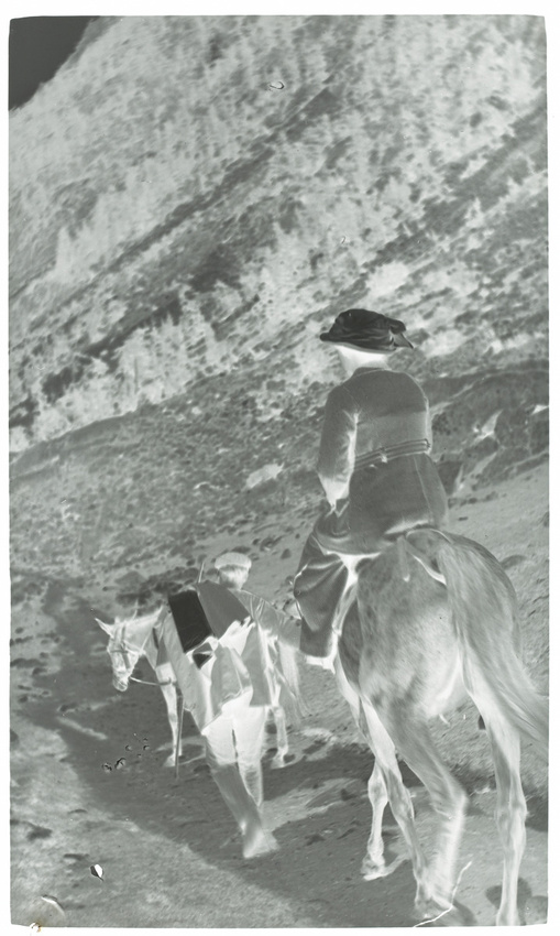 Paul Burty Haviland - Un homme et une femme à cheval dans un sentier